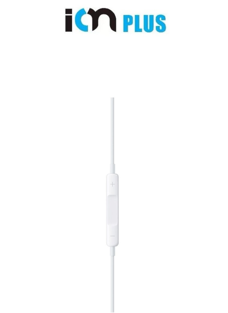 ION - 1M long Type-C wired headset, clear and powerful sound, equipped with a built-in high-precision microphone during calls, and volume buttons. - Image 1