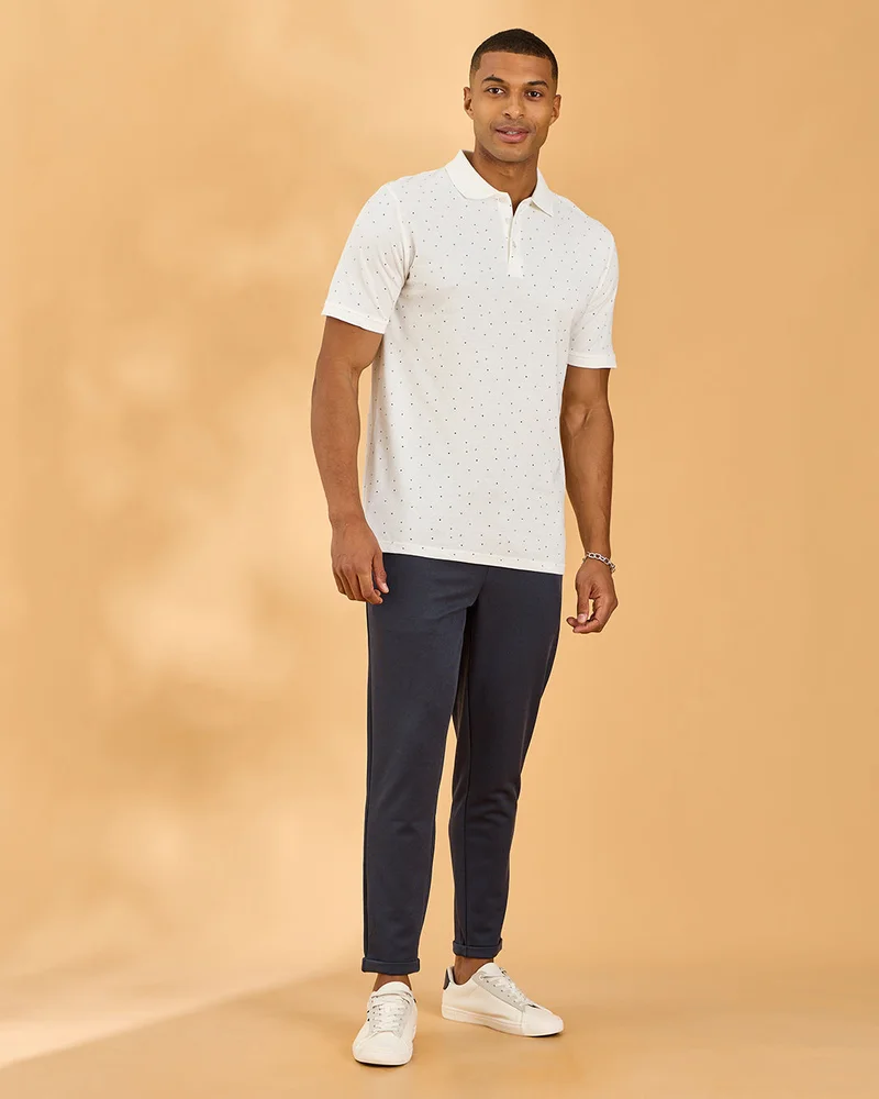 Redtag Men Grey Smart Trousers