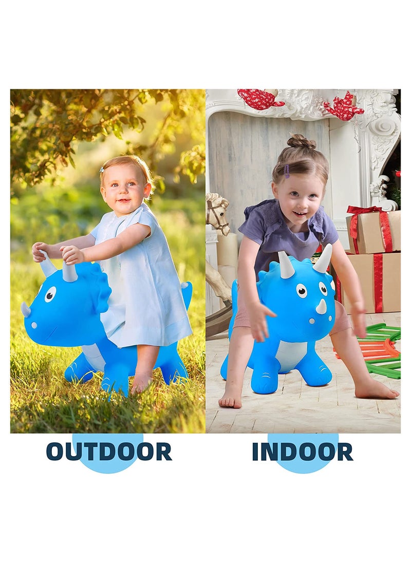 MissTiara - Animal Hopper for Toddler Dinosaur Hopper for Kids Bouncy Horse Hopping Toy, Ride on Dino Hop, Birthday Gift for 2 3 4 5Years Old Hop Along Yard Indoor Outdoor Assorted - Image 1