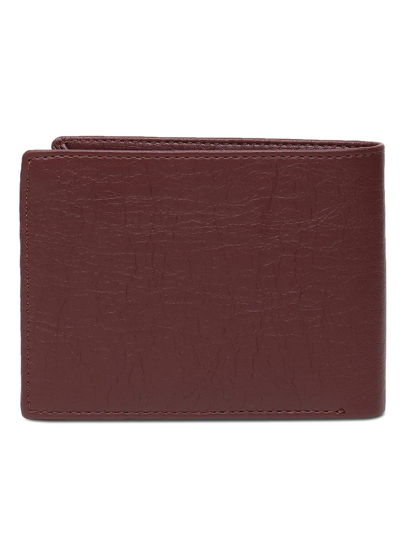 SAMTROH Tan & Black PU Leather Wallet for Men I 2 Card Slots I 2 Currency & Secret Compartments I 6 ID Card Slots - Image 5
