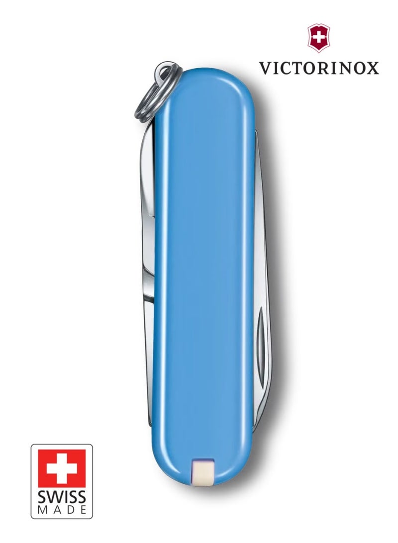 Victorinox Classic SD Swiss Made Pocket Knife 7 Functions Blue - Image 3