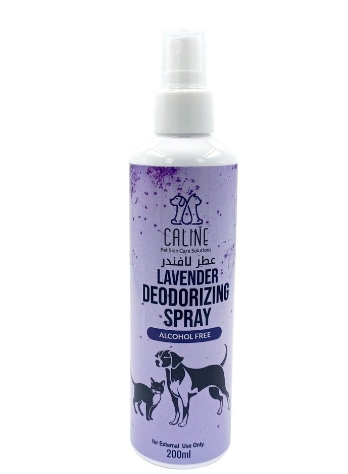 Lavender Deodorizing Pet Spray 200ml Caline - Alcohol free