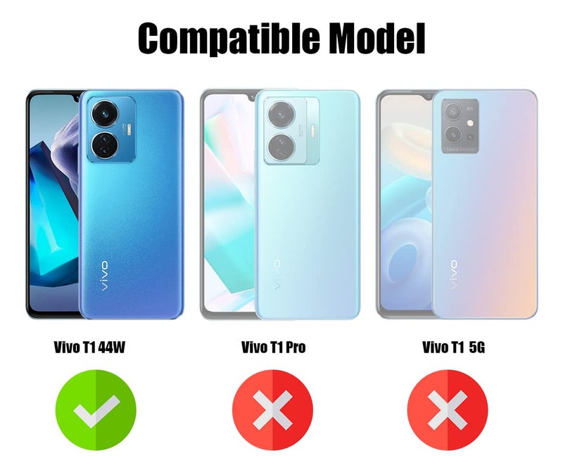 Jkobi Back Cover Case for Vivo T1 44W (Silicone Crystal Clear | Pure Camera Protection | Soft and Flexible for Charger and Headphone sockets | Shockproof Bumpers | Transparent) - Image 4