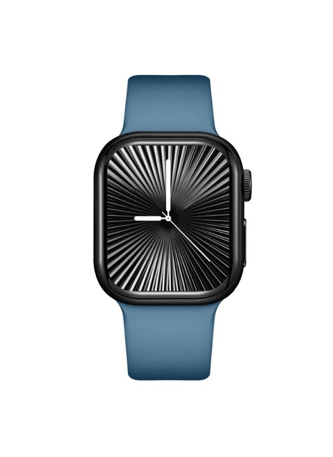 KENNETH SCOTT Kenneth Scott KA10PRO-BSHBN Unisex Smart Display Watch & Silicone Strap Military Green & Navy Blue  - Image 1