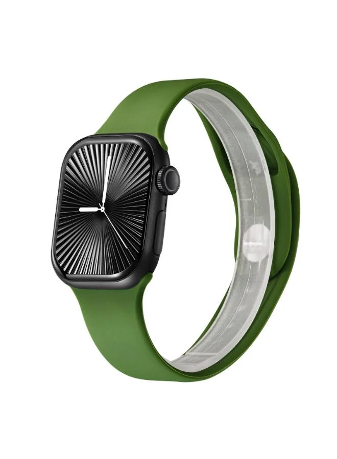 KENNETH SCOTT Kenneth Scott KA10PRO-BSHBN Unisex Smart Display Watch & Silicone Strap Military Green & Navy Blue