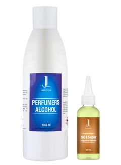 JAN LONDON Perfumer's Essentials Pack: ISOE SUPER 100ml, Perfumer's Alcohol 1Liter - Enhance Fragrances with Iso E Super, and Perfumer's Alcohol
