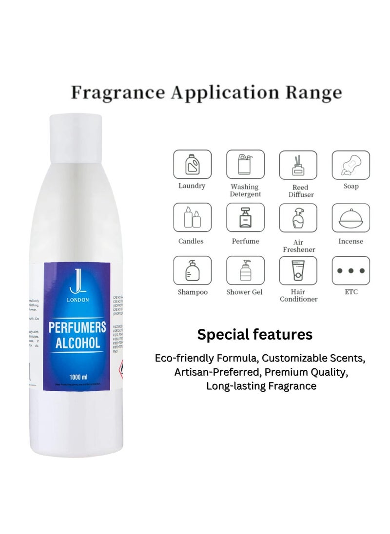 JAN LONDON - JAN LONDON Perfumer's Essentials Pack: ISOE SUPER 100ml, Perfumer's Alcohol 1Liter - Enhance Fragrances with Iso E Super, and Perfumer's Alcohol - Image 1