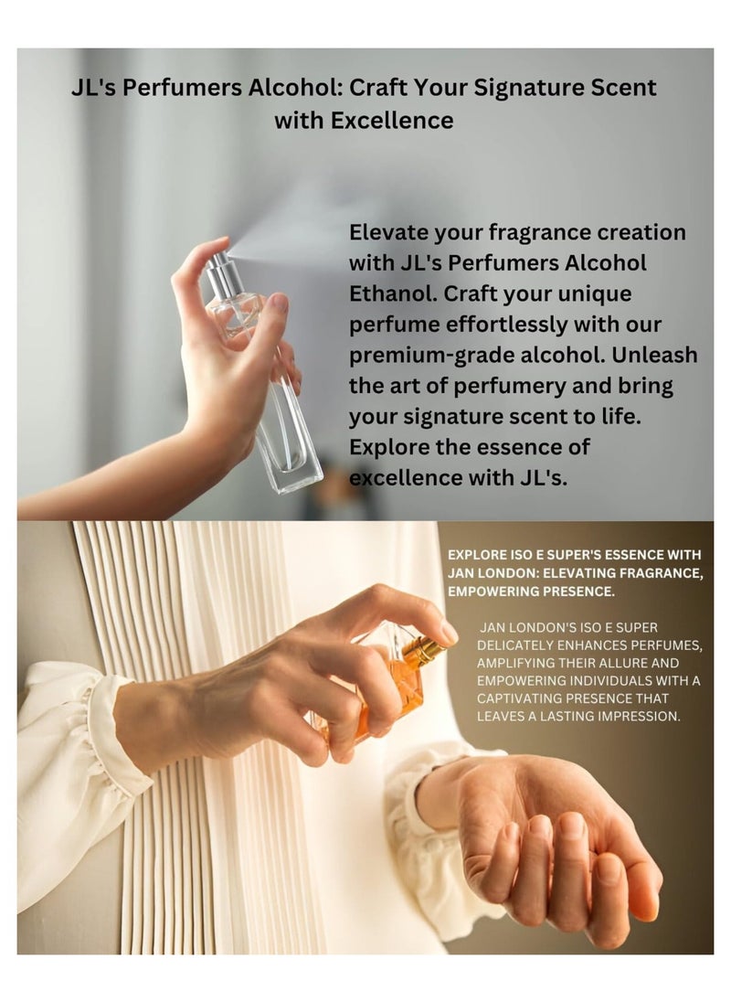 JAN LONDON - JAN LONDON Perfumer's Essentials Pack: ISOE SUPER 100ml, Perfumer's Alcohol 1Liter - Enhance Fragrances with Iso E Super, and Perfumer's Alcohol - Image 1