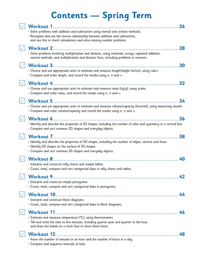 Ks1 Maths 10Minute Weekly Workouts Year 2 - Image 3