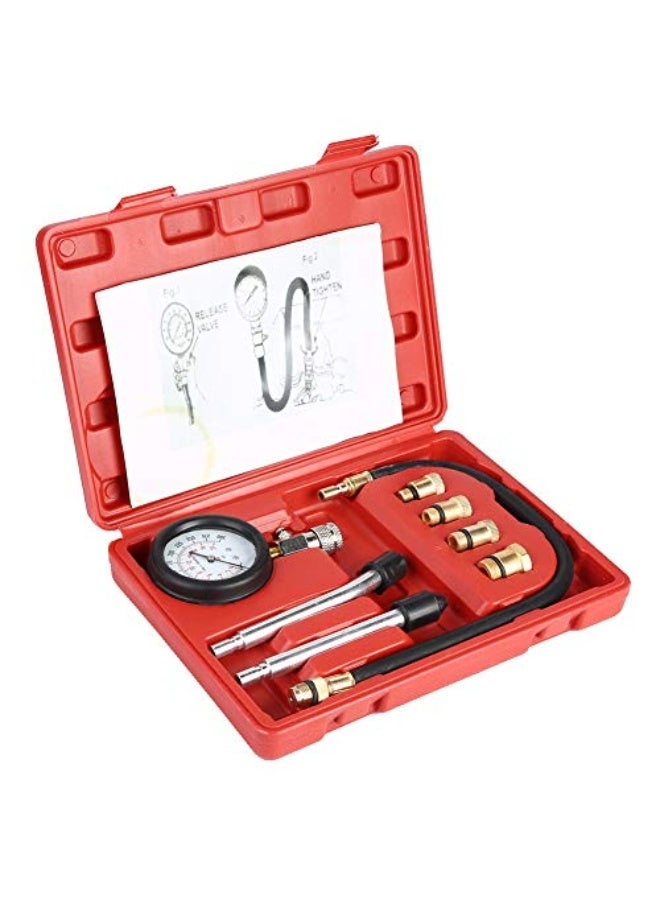 Generic Petrol Gas Engine Cylinder Pressure Gauge, Diagnostics Tool with Adapter & Hose, Automotive Compression Tester Kit  - Image 4