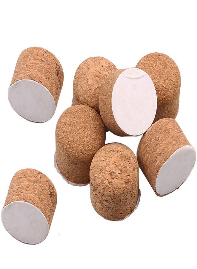Luzen 8Pcs Tobacco Pipe Cork Knocker with Adhesive Bottom Soft Cork Tobacco Pipe Knocker Ashtray Smoking Pipe Cleaning Tool Accessories, Brown - Image 1