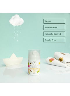 The Natural And Organic Family Gentle Face Cream For Kids Nourishing And Calming With Hyaluronic Acid And Vitamin E Made In Uk  - Image 3