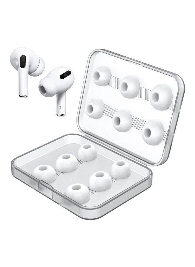 12-Piece Replacement Ear Buds For AirPods Pro White - Image 1