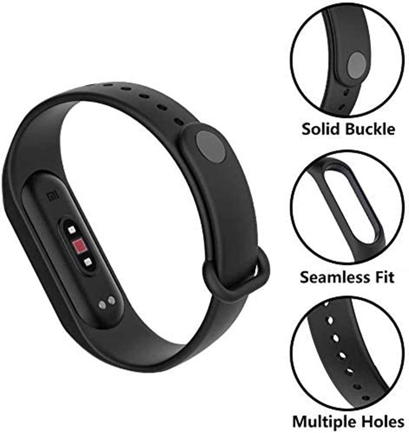WOW IMAGINE Replacement Strap Wristband for Mi Band 5 Smartwatch | Soft Silicone Matte Sport Wristband Accessory Flexible Bracelet Compatible with Xiaomi Mi Band 5 – Washington Blue - Image 5