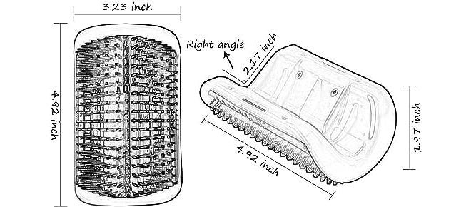 Pups&Pets Cat Self Groomer Wall Corner Groomer Soft Grooming Brush Massage Combs for Short Long Fur Cats, Softer Massager Toy for Kitten Puppy - Image 2
