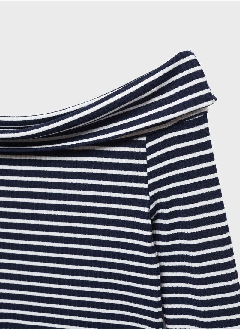 MANGO - Stripe T-Shirt - Image 1