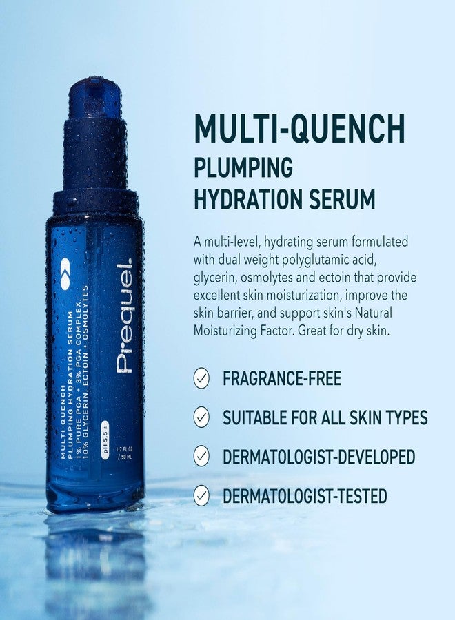 Prequel Skin Multi-Quench Plumping Hydration Serum for Face. Intensive Hydrating Facial Serum for Women with PGA Complex and Moisture-Binders. Deep Moisturizing for Dry and Sensitive Skin, 1.7oz - Image 2