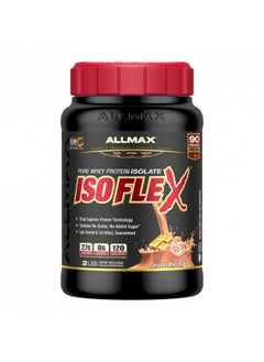 ALLMAX Nutrition - ISOFLEX Whey Protein Powder, Whey Protein Isolate, 27g Protein, Caramel Macchiato, 2 Pound