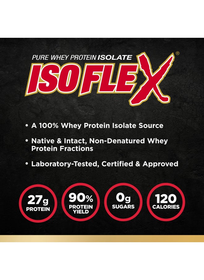 AllMax Nutrition - ALLMAX Nutrition - ISOFLEX Whey Protein Powder, Whey Protein Isolate, 27g Protein, Caramel Macchiato, 2 Pound - Image 1