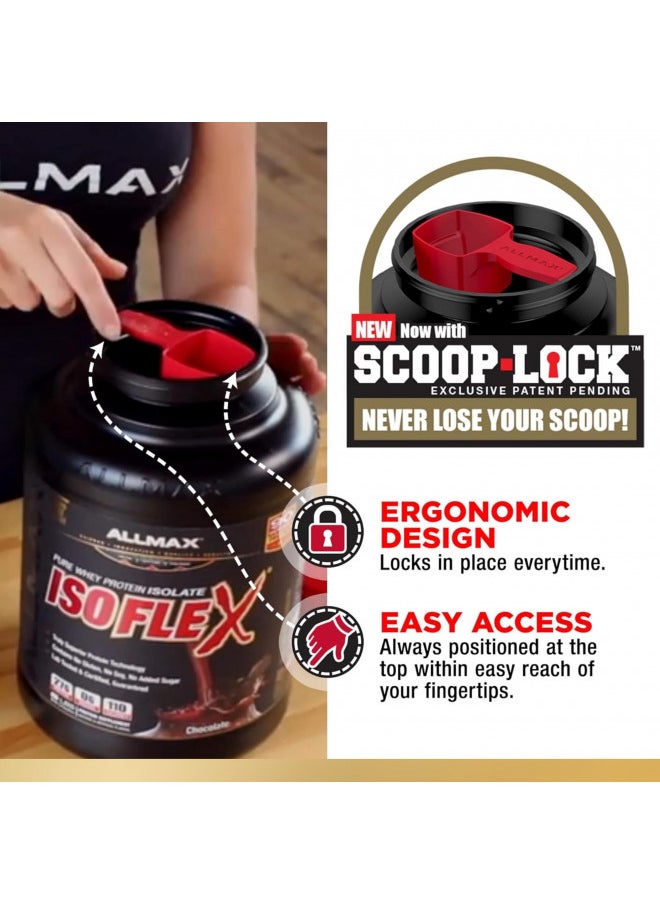 AllMax Nutrition - ALLMAX Nutrition - ISOFLEX Whey Protein Powder, Whey Protein Isolate, 27g Protein, Caramel Macchiato, 2 Pound - Image 1