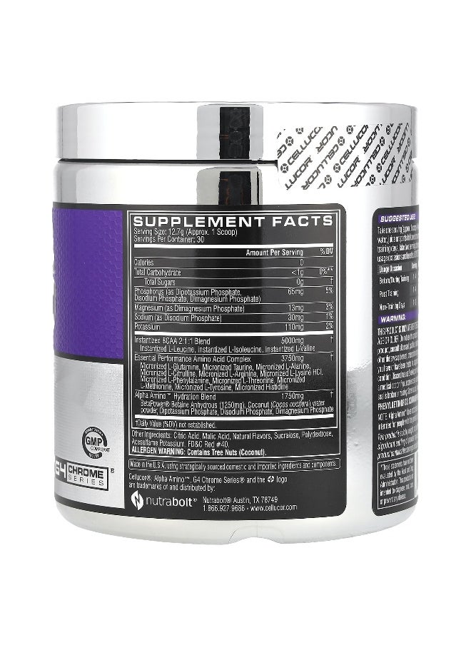 C4  Cellucor C4 / Cellucor, Alpha Amino, Performance BCAAs, Fruit Punch, 13.4 oz (381 g)  - Image 2