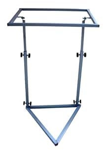 BestUBuy BestUBuy Adjustable Frame Less Box aari Stand 24 x 16 Inches Size Aari Embroidery Frame Stand Embroidery Stand Maggam Work Stand with 12 Clips 