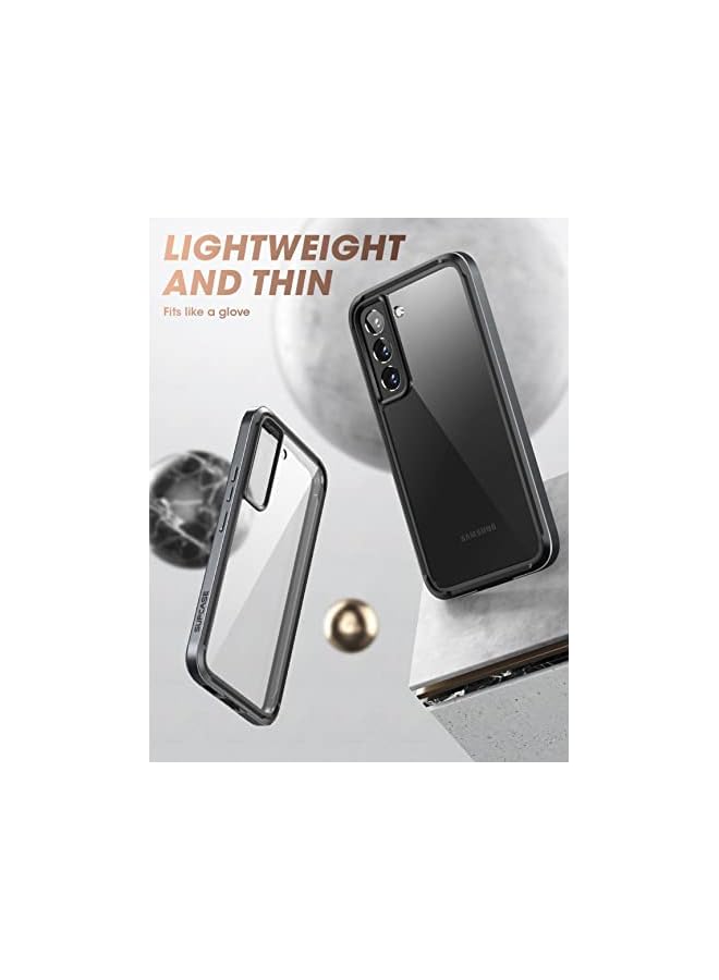 SupCase UB Edge Pro Series Case for Samsung Galaxy S22 Plus 5G (2022 Release), Slim Frame Clear Protective Case with Built-in Screen Protector (Black) - Image 4