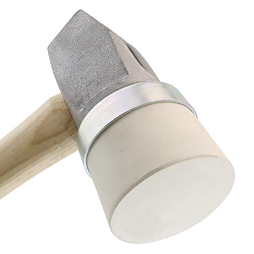 Powernail Ultra-Light Weight Aluminum White Rubber Capped Flooring Mallet - Image 4
