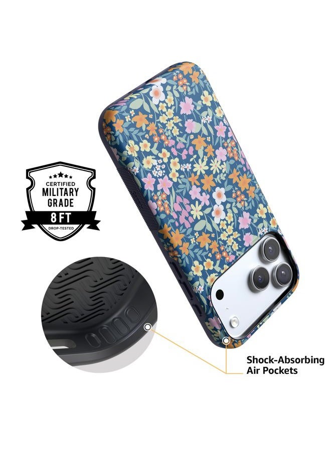 Casely Alex Case | Full Bloom | Navy Floral | Compatible with MagSafe | Bold Protective Design - Image 4