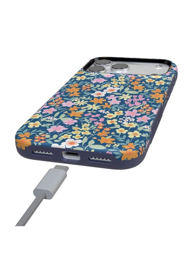 Casely Alex Case | Full Bloom | Navy Floral | Compatible with MagSafe | Bold Protective Design - Image 5