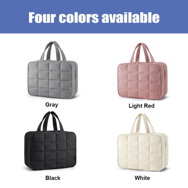 Travel Toiletry Bag with Hook Large-Capacity Travel-Size Toiletry Organizer Portable Cosmetic Case for Women - Image 2