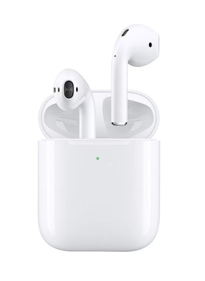dida-cosmos - TWS Semi In-Ear Earphones Wireless Earbuds And Equipped With Anti-Fingerprint Silicon Case With Power Box Standard Version White - Image 1
