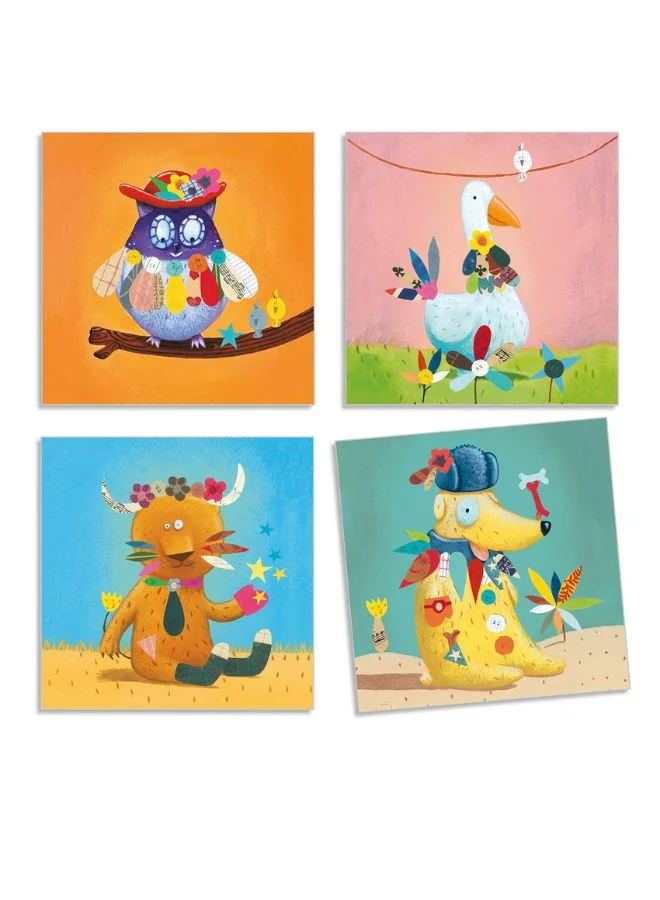 DJECO Create Animals With Stickers