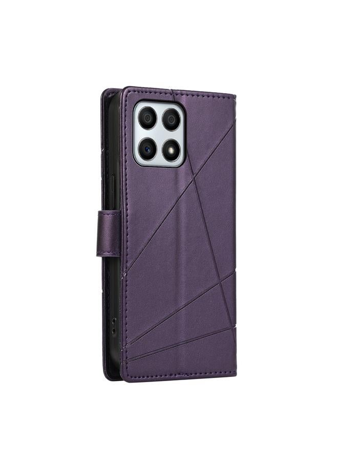 اس-توب جراب هاتف Honor X30i مصنوع من جلد البولي يوريثان الأصلي ومزخرف بخطوط منقوش - Image 3