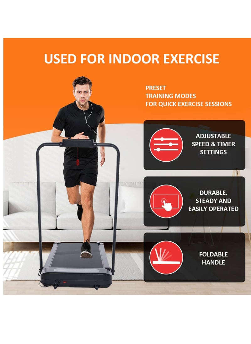 TDOO - 2.5HP Under Desk Treadmill, 2 in 1 Folding Treadmill, Portable Walking Pad Treadmill WalkingJogging for Home,Office,Installation-Free with Remote Control, Holder, LED Display, Large Running Belt - Image 1