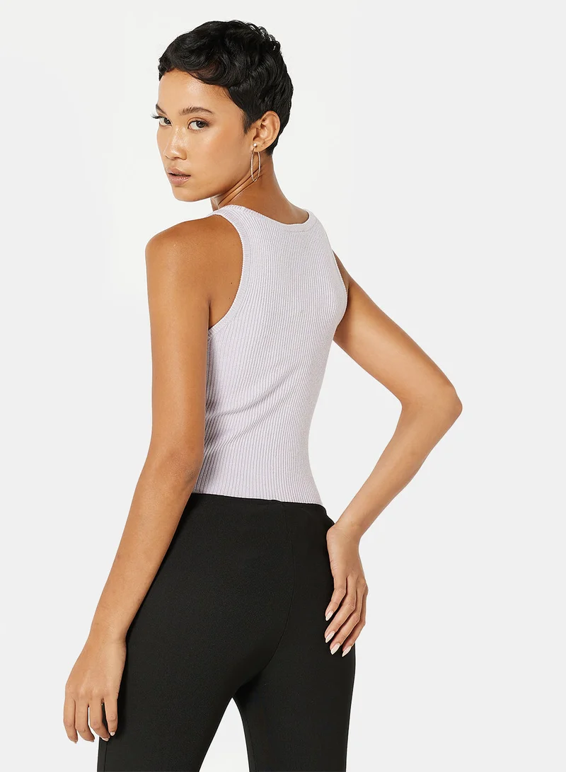 FUBU Corporate Rib Sleeveless Bodysuit