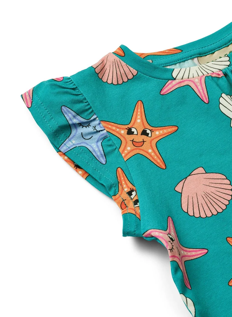 Småfolk T-shirt with starfish