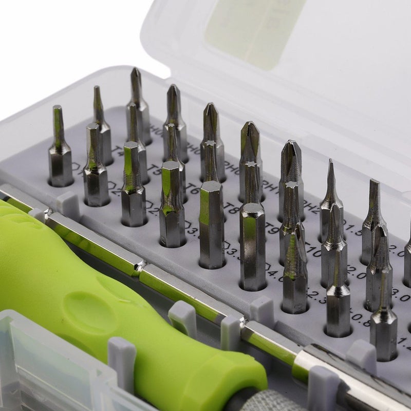 Digital Craft 32 in 1 Accuracy Interchangeable Mini Screwdriver Set Magnetic Slot Wrench Bits Repair Tools Kit Set Combination Screwdriver Set Pack of 32 - Image 2
