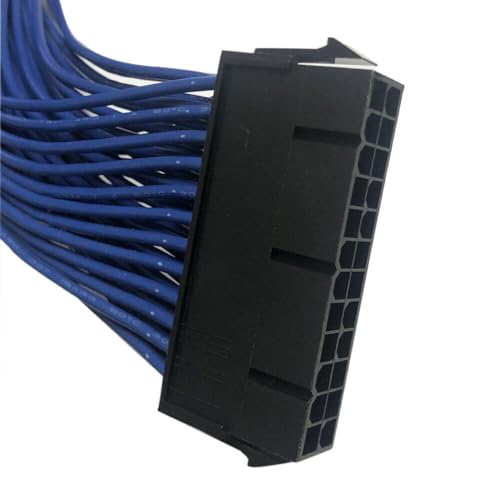 GinTai Power Supply Extension Cable PSU Male to Female Y Splitter Replacement for ATX 24Pin 1 to 2 Port 23.5cm - Image 5