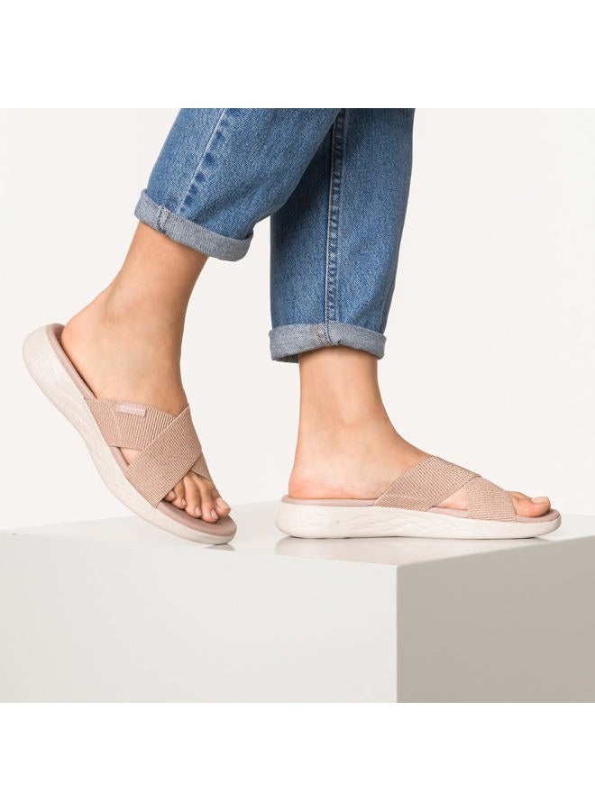 SKECHERS womens ON-THE-GO 600 SHOES, Rose Gold, 39 EU - Image 2