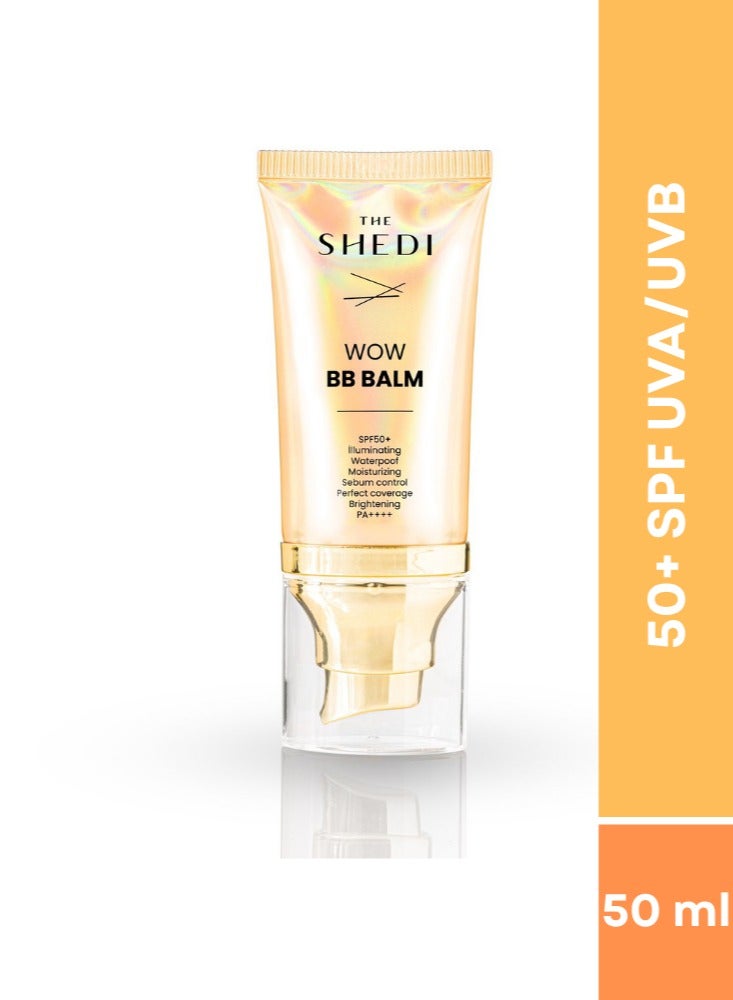 THE SHEDI “BB Cream SPF 50 PA+++ Waterproof | Brightening & Sebum Control, 50ml” - Image 3