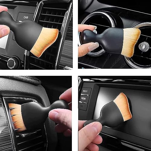 Fuelbyte 2 Pcs Car Cleaning Brush, Car Accessories 2025 Microfiber Cleaning Cloth Kit for Car Ac Cleaning Kit, Car Interior Accessories for Dust Cleaning, Car Cleaning Cloth - Image 5