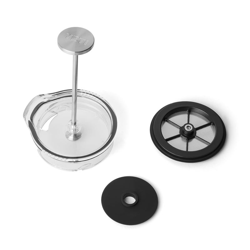 YETI Rambler 34 oz. French Press Coffee Maker, with GroundsControl Filter, White - Image 5