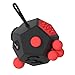 DODOMAGXANADU Fidget Dodecagon 12Side Fidget Toys Cube Relieves Stress and Anxiety Anti Depression Travel Toy Easter Basket Stuffers Gifts for Children and Adults A4 Black red - Image 3