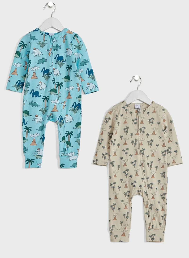 Cotton On Kids 2 Pack Assorted Bodysuit