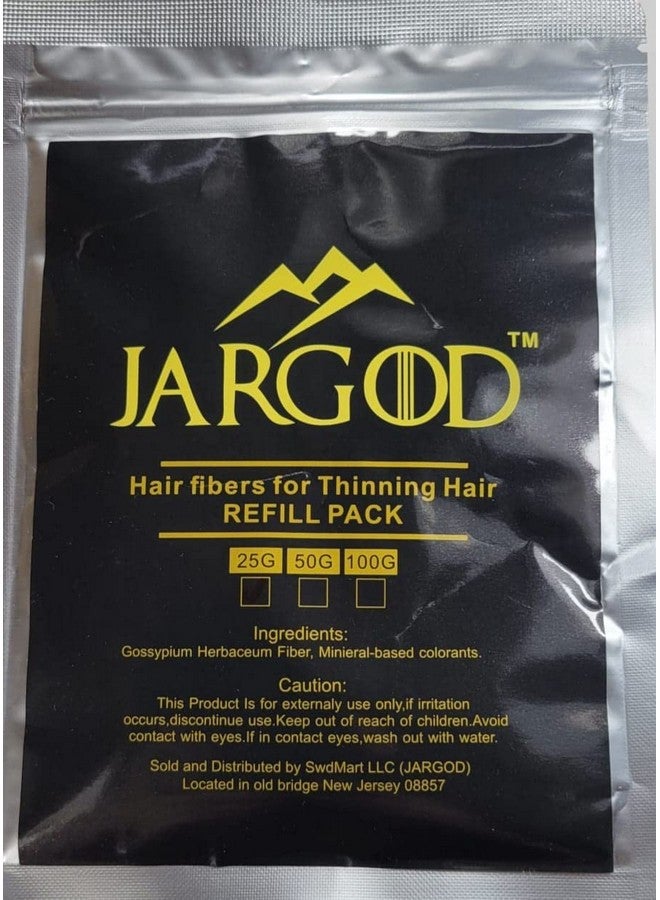 JARGOD 100 Gram Hair Building Fibers Refill Your Existing Fiber Bottle Hair Filler Fibers Hair Loss Concealer For Thinning Hair By Jargod (Dark Brown) - Image 4