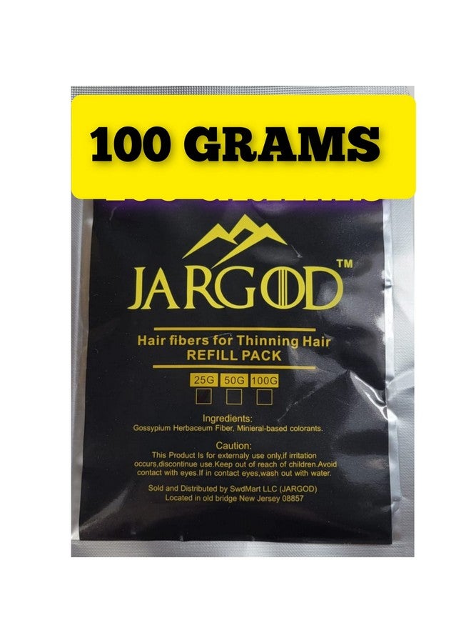 JARGOD 100 Gram Hair Building Fibers Refill Your Existing Fiber Bottle Hair Filler Fibers Hair Loss Concealer For Thinning Hair By Jargod (Dark Brown) - Image 2