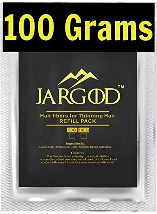 JARGOD 100 Gram Hair Building Fibers Refill Your Existing Fiber Bottle Hair Filler Fibers Hair Loss Concealer For Thinning Hair By Jargod (Dark Brown) - Image 5