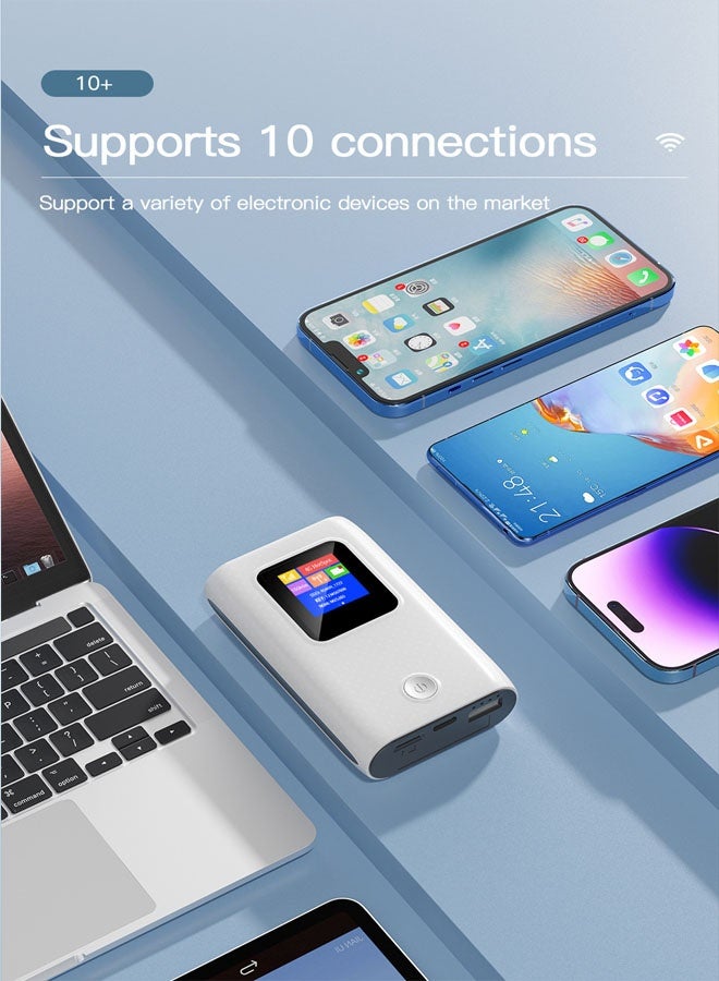 general 4G mobile WiFi router 150Mbps high-speed portable Asian travel card router portable WiFi power bank 6000 mAh can share up to 10 devices - Image 3