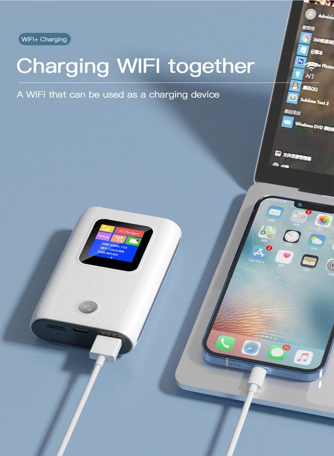 general 4G mobile WiFi router 150Mbps high-speed portable Asian travel card router portable WiFi power bank 6000 mAh can share up to 10 devices - Image 4